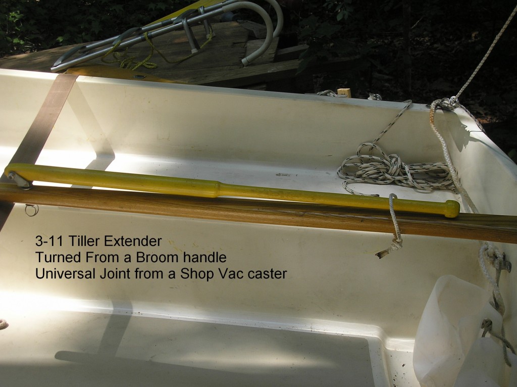 311 Tiller Extension and 312 Boom Vang Javelin Journal 1973 O